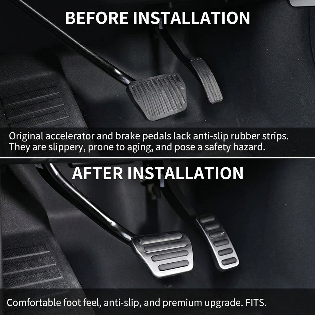 Before and after installation comparison