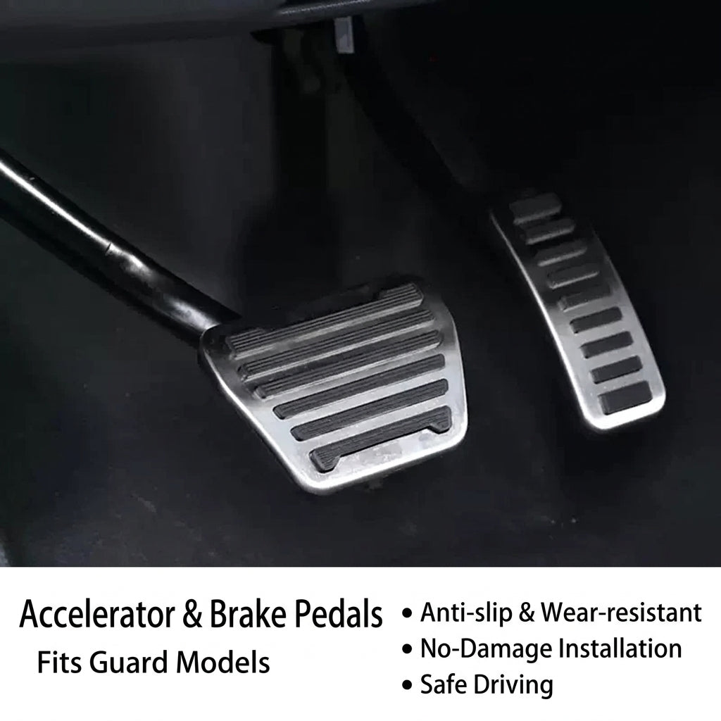 Additional product photo of Defender 90/110/130 Non-Slip Aluminum Brake & Gas Pedal Set (2020–2026)