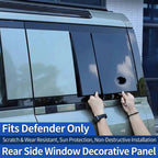 Additional product photo of Defender 110/130 Rear Quarter Window C-Pillar Protective Trim (2020–2024)