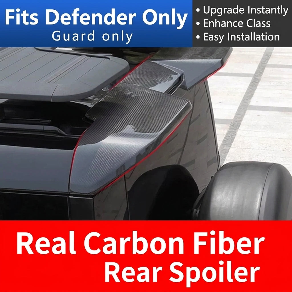 Product photo of Defender 90/110 Carbon Fiber Style Rear Roof Spoiler Aero Wing (2020–2026)