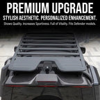 Additional product photo of Defender 90/110 Carbon Fiber Style Rear Roof Spoiler Aero Wing (2020–2026)