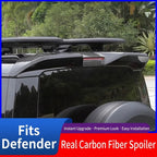 Additional product photo of Defender 90/110 Carbon Fiber Style Rear Roof Spoiler Aero Wing (2020–2026)