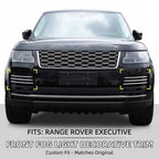Additional product photo of Range Rover Front Fog Light Bezel & Lower Grille Chrome Trim (2018–2022)
