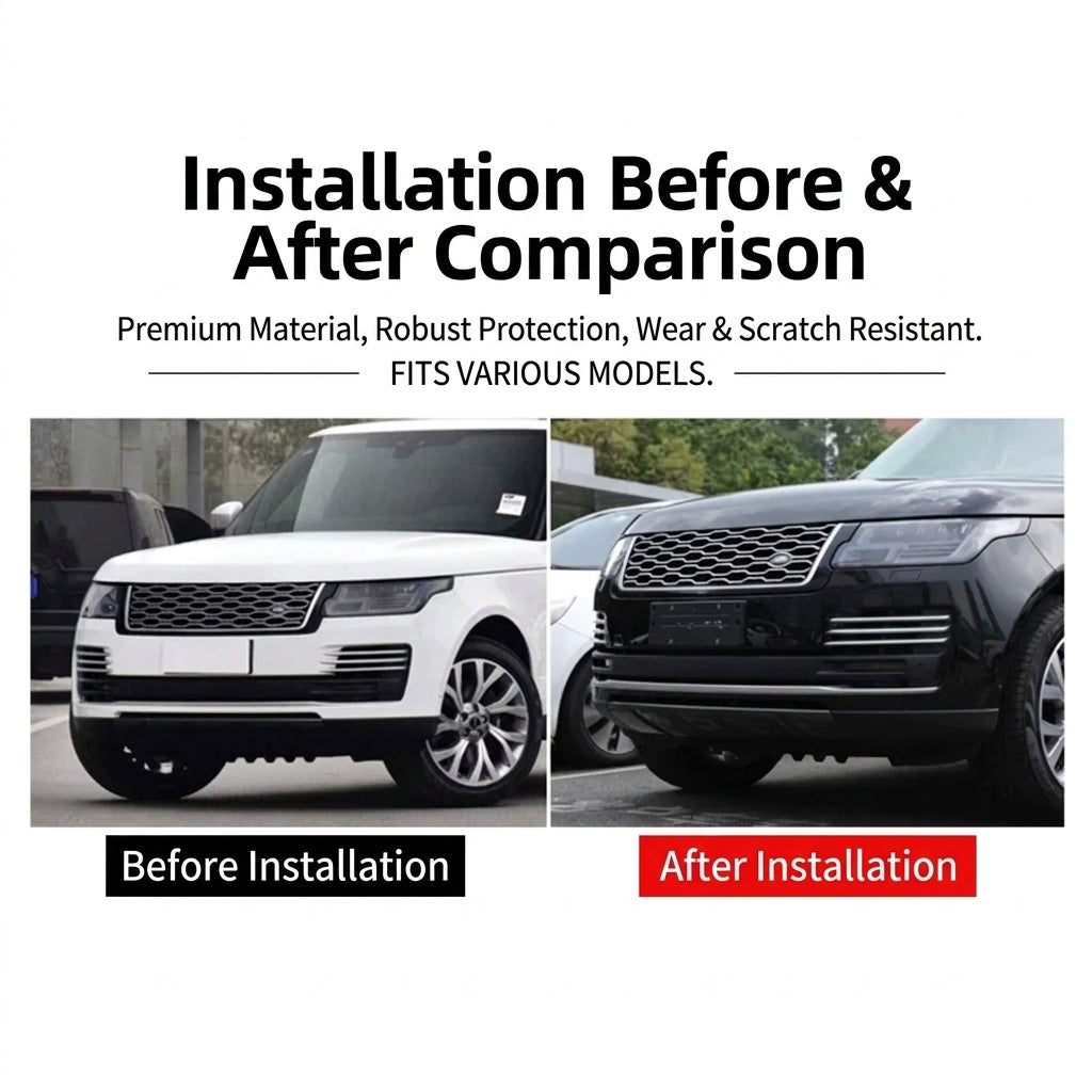 Before and after installation comparison