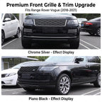 Additional product photo of Range Rover Front Fog Light Bezel & Lower Grille Chrome Trim (2018–2022)