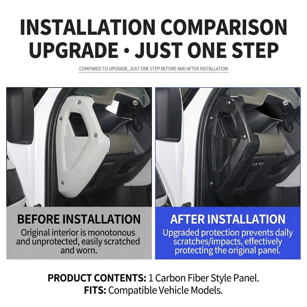 Before and after installation comparison