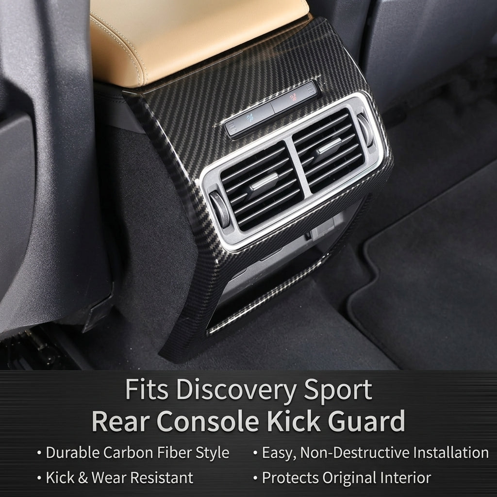 Product photo of Discovery Sport Rear AC Vent Anti-Kick Protective Frame (2020–2025)