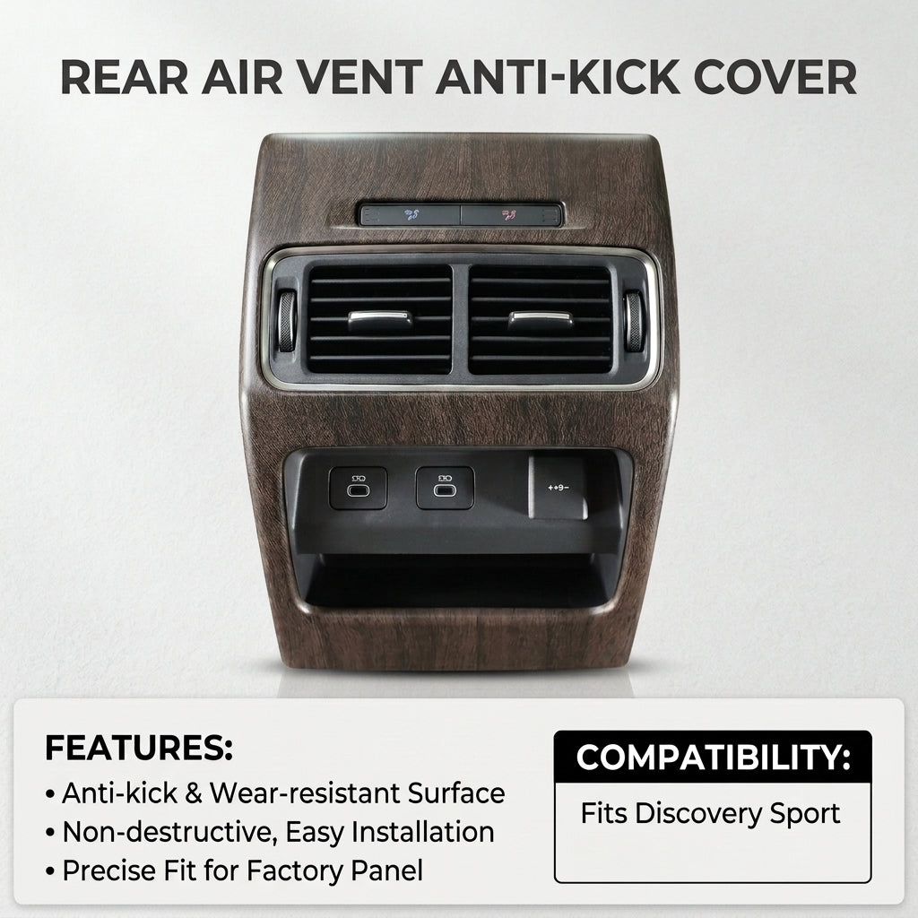 Additional product photo of Discovery Sport Rear AC Vent Anti-Kick Protective Frame (2020–2025)