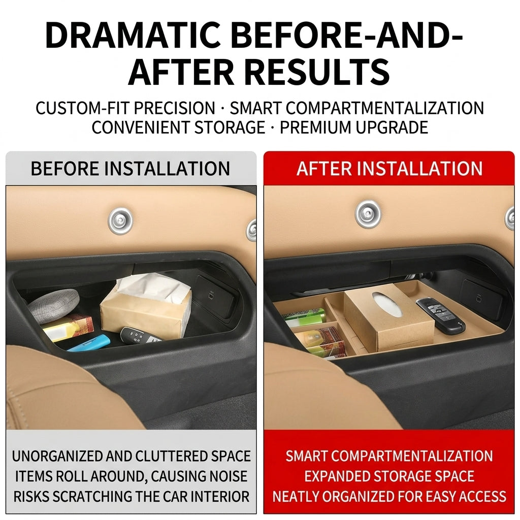 Before and after installation comparison