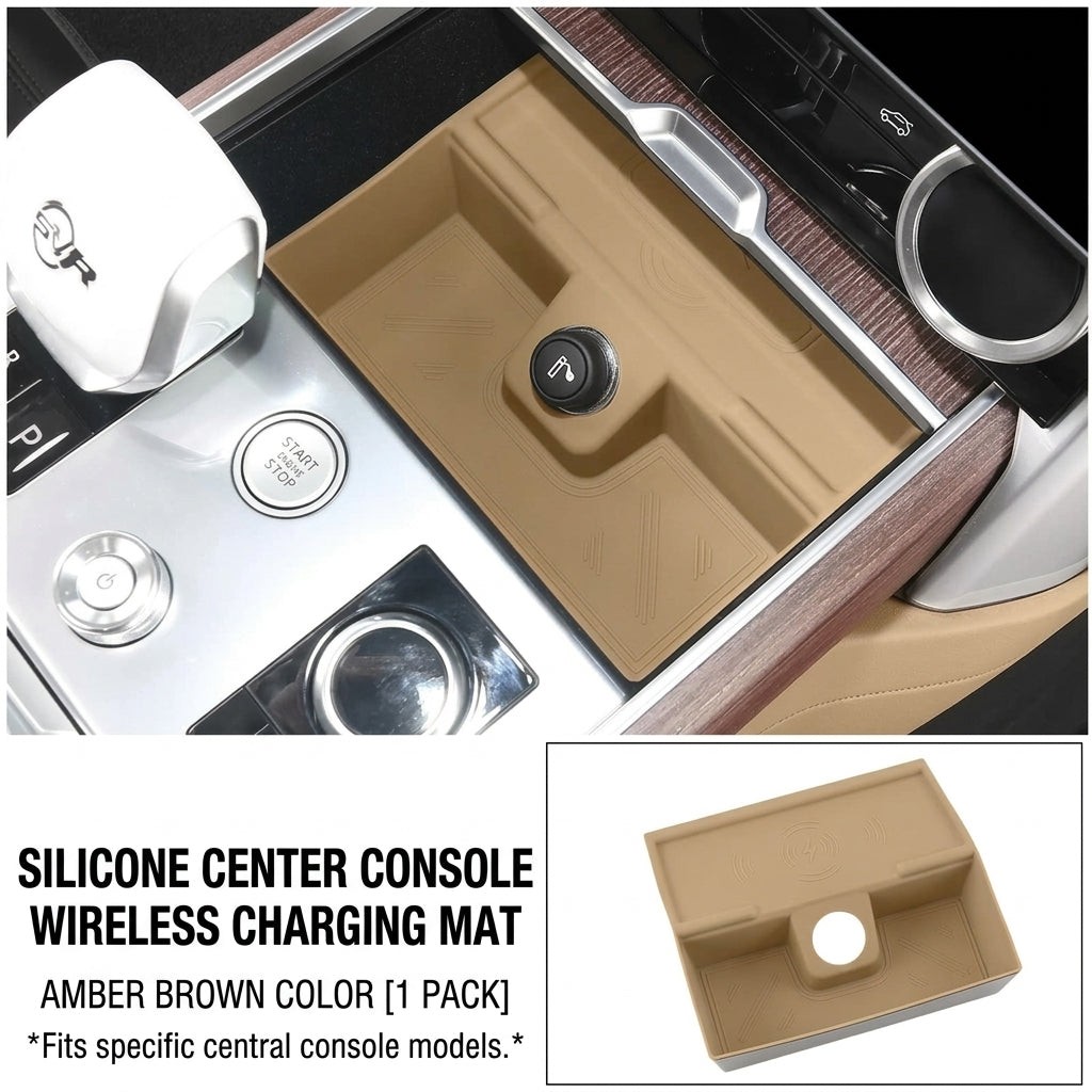 Product photo of Center Console Wireless Charging Silicone Mat for Range Rover (2023–2026)
